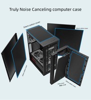 Mini ITX ATX, armoire d'hôte blanche, tour de boîtier d'ordinateur de jeu pour pc