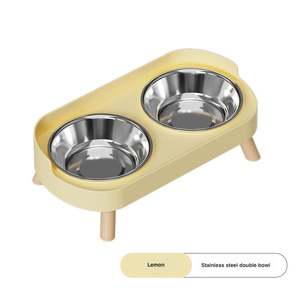 Bol de voyage en céramique pour <span class=keywords><strong>chien</strong></span> Snows Paws, écologique, imperméable, motif solide, double design, durable, résistant aux chutes, protection <span class=keywords><strong>du</strong></span> cou - Product Image 5