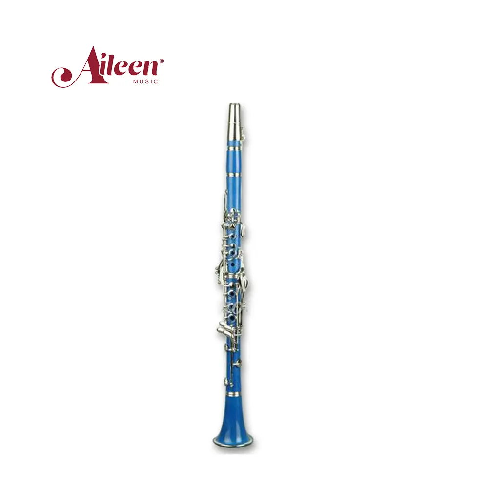 ABS สีฟ้า 17 คีย์ BB สีสันสดใส Clarinet (CL3071-Blue)