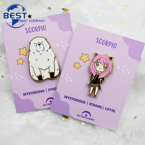 Épingles d'anime personnalisées avec support en gros Épinglette d'accessoires de sac personnalisée Épingle de revers Animal mignon et créatif en métal pour <span class=keywords><strong>sufa</strong></span> - Product Image 4