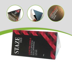 Cajas de lápiz <span class=keywords><strong>labial</strong></span> de papel artesanal con logotipo de lujo personalizado para cosméticos de belleza maquillaje brillo de labios vacío bálsamo <span class=keywords><strong>labial</strong></span> esponja papel forrado embalaje - Product Image 2