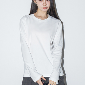 T-shirt ample à manches longues pour femme, style coréen, haut décontracté - Product Image 5