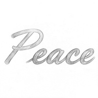 Autocollant drapeau en métal Original Peace de 2.75 pouces, pour moto, voiture, décoration de maison, décorations de fêtes