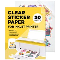 100mic Acrylique Adhésif Jet D'encre Vinyle PP Film Autocollant Papier Étanche et Séchage Rapide A4 Feuilles pour Étiquetage À Jet D'encre