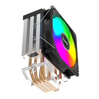 Pendingin Udara Statis N120B-SE COV Terlaris untuk Pendingin CPU LGA1700/AM5 Empat Heatpipe Pendingin CPU Efisiensi Tinggi