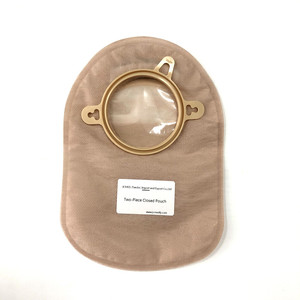 Bolsa <span class=keywords><strong>de</strong></span> Ostomía Cerrada <span class=keywords><strong>de</strong></span> Dos Piezas, Desechable, para Colostomía y Urostomía - Product Image 2