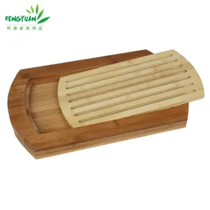 Factory price wooden baguette bread cutting board bamboo cutting board supplier