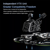 Cinebot25 V2 O4 Pro Cinewhoop FPV 2,5 Zoll Quadcopter O4 Pro VTX Sechspunkt-Stoßdämpferhalterung für 4K Filmaufnahmen