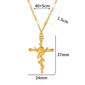 สร้อยคอจี้รูปดอกไม้เดือนธันวาคมแบบสามมิติ ชุบทองบนสแตนเลส พร้อมสายสร้อยไม้ไผ่ สำหรับทุกเพศ เหมาะสำหรับเทศกาลต่างๆ ลดราคาพิเศษ - Product Image 5