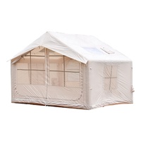 Tente gonflable d'extérieur résistante au vent, facile à gonfler, pour 2-3 personnes, idéale pour le camping, la randonnée et la maison.