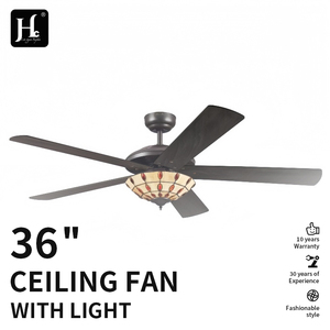 Ventilador de Techo DC de 48/52 Pulgadas con Acabado Bronce, Ligero, con Luz y Aspas de Madera Reversibles - Product Image 2