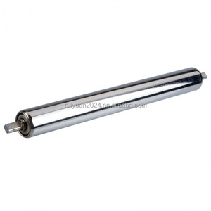 Pabrik grosir konveyor Non <span class=keywords><strong>Drive</strong></span> galvanis krom berlapis baja tahan karat <span class=keywords><strong>Roller</strong></span> untuk bahan penanganan bagian