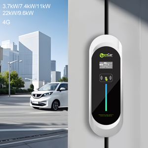 Pengisi daya portabel Model E, EVSE 16A 32A 3.6KW 7KW 11KW 22KW tipe 2 GB/T tipe 1 NACS Level 2 pengisi daya mobil 6A sampai 32A - Product Image 1
