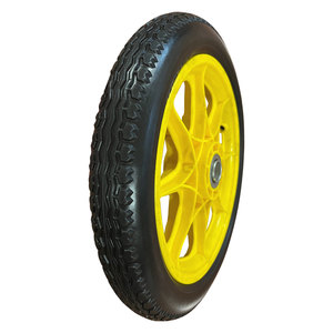 Pneu et roue solides en mousse PU sans plat de 12x2 pouces pour chariot de camion de chariot à main de <span class=keywords><strong>brouette</strong></span> d'outil de jardin - Product Image 1