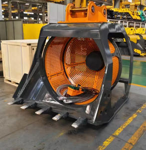 Cubo de cribado giratorio hidráulico para excavadora de 25 toneladas - Product Image 5