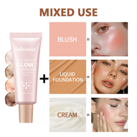 Fond de teint liquide hydratant Lakerain, éclat naturel, longue tenue, correcteur, illuminateur et fond de teint