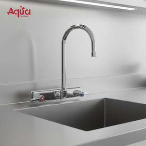 Robinet mélangeur chaud/froid pour évier de cuisine, robinet de cuisine commercial pour évier et lave-vaisselle - Product Image 4