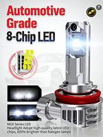 SunRise M6X Auto-LED-Scheinwerfer 880 12V 40W 4400LM 6500K IP67 Wasserdicht Kühlsystem Canbus Plug-and-Play Universelle Passform