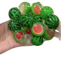 Jouet artisanal viral en forme de pastèque, balle anti-stress souple, cadeau pour enfants et adultes, jouet de bureau pour soulager le stress