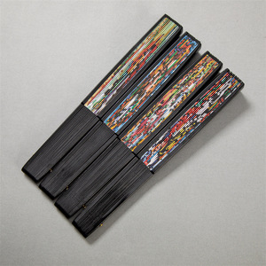 DIY 8-Zoll doppelseitiger Faltfächer im antiken chinesischen Stil mit trendigem Comic-Design für das chinesische Neujahr – Großhandel, neu, Internet-Bestseller, Bambus-Faltfächer - Product Image 3