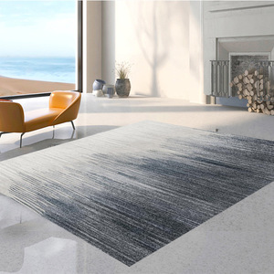 Alfombra de Estilo Nórdico, Rectangular, con Patrón Abstracto, de Fibra de Poliéster, para Uso Doméstico, Sala de Estar, Dormitorio, Moderna, Minimalista, Gris Cristal - Product Image 2