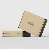 Boîte d'emballage pour vêtements en carton ondulé écologique et recyclable, en forme d'avion, extra-résistante, pour expédition transfrontalière