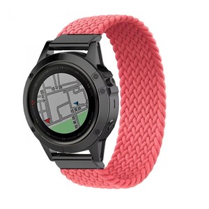 <span class=keywords><strong>Correa</strong></span> de reloj <span class=keywords><strong>Quickfit</strong></span> de <span class=keywords><strong>22</strong></span> 26mm para Garmin Fenix 6 6X Pro 5X 5Plus 3 3HR 935 945 S60 <span class=keywords><strong>correa</strong></span> de reloj de nailon trenzado Multicolor - Product Image 3