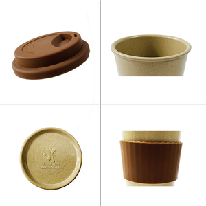 Vente chaude Tasse à café en balle de riz personnalisée avec logo réutilisable sans plastique écologique - Product Image 6