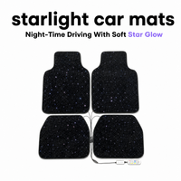 Starlight Auto-Fußmatten Sternenlicht für Auto 4-teilig LED RGB APP Fernbedienung Wasserdicht Leuchtende Auto-Bodeninnenausstattung
