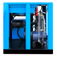 Compresseur d'air monophasé à vis Luoyou VSD 10HP, moteur à aimant permanent IE4, économie d'énergie 35%, réservoir 500L, 1200L/min, CE