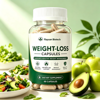Capsules amincissantes OEM personnalisées pour adultes, végétaliennes, sans gluten, sans sucre, à base de Garcinia Cambogia, en bouteille, en pot ou en sachet, pour le métabolisme