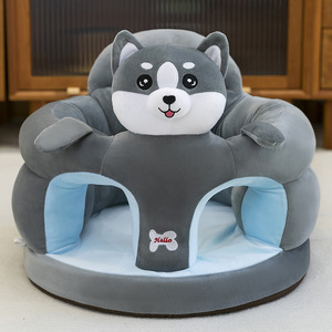 Asiento de Peluche para Bebés que Aprenden <span class=keywords><strong>a</strong></span> Sentarse, Asiento Anti-caídas para Bebés de 4 <span class=keywords><strong>a</strong></span> 12 <span class=keywords><strong>Meses</strong></span>, Asiento de Entrenamiento para Sentarse, Asiento de Sofá para Bebés - Product Image 5