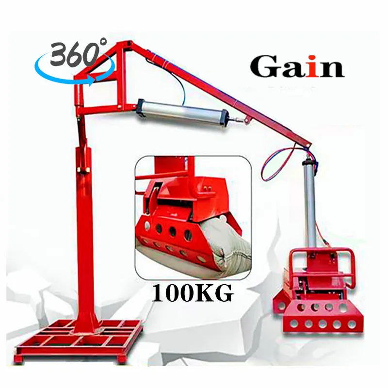 Professionele Mechanische Stapel Pallet Pneumatische Robotarm Vacuümgrijper Carry Lifting Clamper Robotachtige Dubbelwerkende Grijper