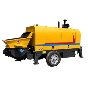 Mini pompe à béton diesel personnalisée Petites pompes de transport de béton portables Prix des pompes à béton - Product Image 1