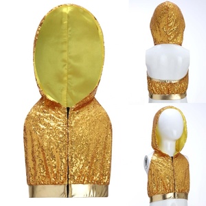 Traje de Baile para Niñas de 6 a 16 Años, Top Corto con Capucha para Práctica de Baile de Salón, Hip-Hop, Jazz, Ropa de Baile para Actuaciones, Clases de Baile, Espectáculos - Product Image 5