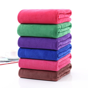 Promotion en gros <span class=keywords><strong>de</strong></span> haute qualité 35*75cm 70*140cm serviette <span class=keywords><strong>de</strong></span> <span class=keywords><strong>bain</strong></span> en tissu microfibre serviettes d'hôtel taille et Logo personnalisés - Product Image 2