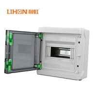 Vente d'usine Din Rail Type Boîte de distribution en plastique IP65 Protection UV Boîte de jonction électrique