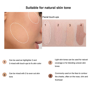 Высококачественная палитра консилера для контуринга фирменной торговой марки, не подверженной жестокости, для веганов - Product Image 4