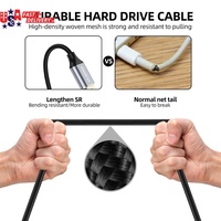 Cable USB 3.0 Micro B de 1.5 pies - Cable de Alta Velocidad de 5 Gbps USB a Micro B para Disco Duro