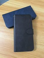 Étui portefeuille magnétique de luxe en cuir artificiel avec logo gaufré et rabat pour iPhone 18 17 16 15 Pro Max