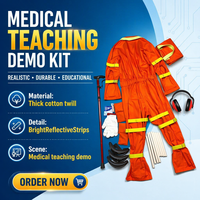 Costume de simulation de mobilité pour personnes âgées, kit d'expérience complet, costume de simulation du vieillissement pour la formation en soins gerontologiques et l'enseignement