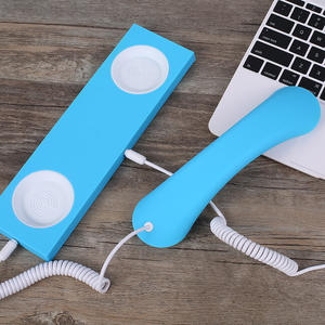 Originalité Rétro <span class=keywords><strong>Téléphone</strong></span> Récepteur Combiné Smartphone Appel <span class=keywords><strong>Casque</strong></span> 3.5mm <span class=keywords><strong>Téléphone</strong></span> <span class=keywords><strong>Fixe</strong></span> Microphone - Product Image 2