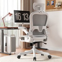 Chaise de bureau ergonomique pivotante à dossier haut réglable, chaise de bureau pour personnel à prix abordable, chaise de bureau informatique entièrement en maille