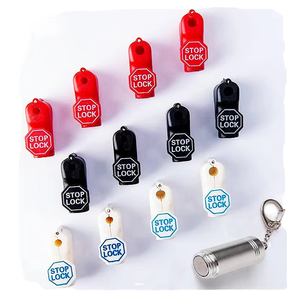 Yeni 6mm siyah ABS plastik güvenlik ekran kanca anti-hırsızlık perakende mağaza <span class=keywords><strong>Pegboard</strong></span> veya sergi duvarı için süpürme durdurma kilidi - Product Image 1