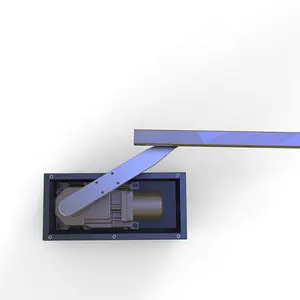 현대 디자인 스윙 게이트 오프너 모터 오퍼레이터 자동 도어 12V 24V DC 원격 출력 기어 무게 기술 지원 가능
