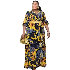 Africa Women Plus Size Dress African Ladies Long Dress Factory Price Wholesale