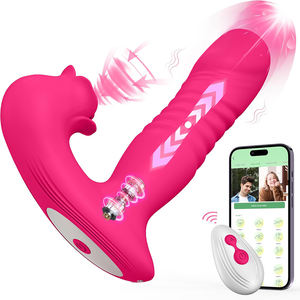 Klitoral Sucking APP vibratör uzaktan titreşimli gül yapay penis sokmak yetişkin kadınlar için seks oyuncak <span class=keywords><strong>Oral</strong></span> enayi gül seks ürün oyuncak - Product Image 2