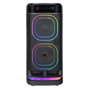Enceinte de fête double 8 pouces - Système de sonorisation portable d'extérieur avec lumières LED synchronisées et appairage TWS LZ-2083 - Système audio exclusif - Product Image 3