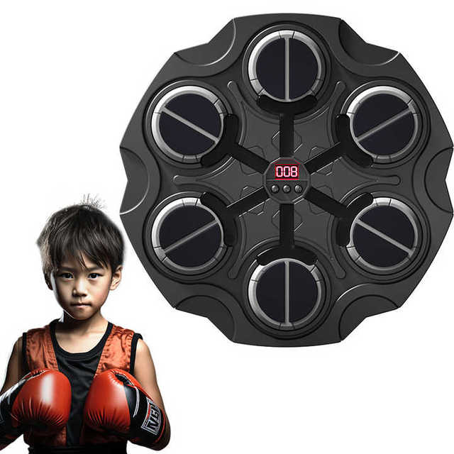 Popular Wall Mounted Children Smart Punching Target Child Toys Music Boxing Machine Sport Toys for Kids