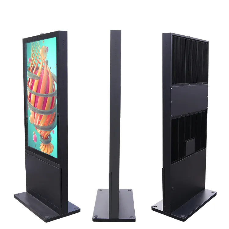 Commerciële Outdoor Lcd Tv Reclame Display Hd 4K Led/Lcd Digital Signage Verticale Lcd Reclame Speler Touchscreen